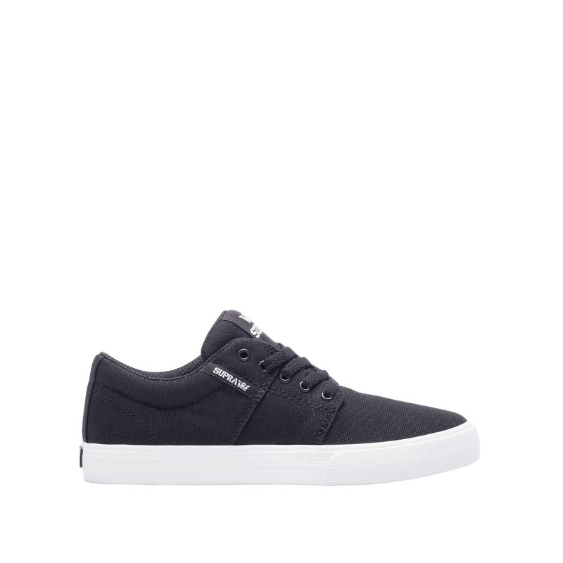 Supra STACKS II VULC Sneaker Low Kinder Schwarz Sale IOJVC6372